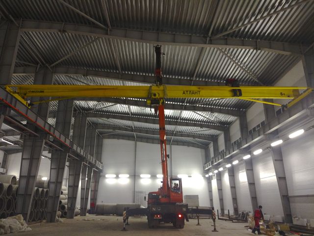Демонтаж 16-тонной кран-балки в Апрелевке
