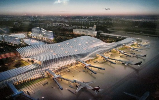 Строительство аэропорта Крымская волна
