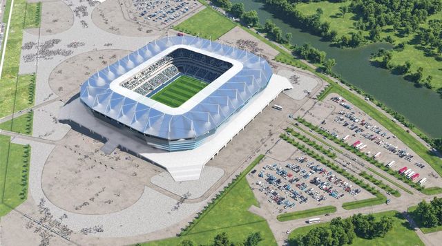 Строительство стадиона калининград