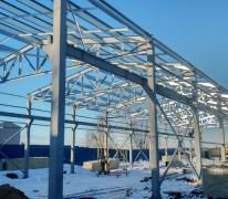 Фермы из легких стальных конструкций производственного здания в Истре