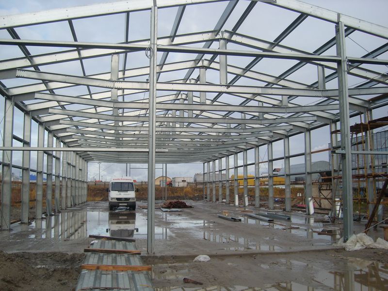 Строительство склада-магазина в Усинске