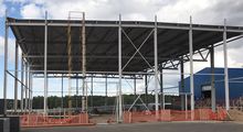 Устройство кровли склада