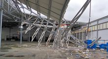 Демонтаж кровли производственно-складского здания