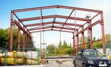 Закончены работы по монтажу ангара в Подольске